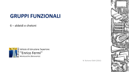 Aldeidi e chetoni - “Enrico Fermi” di Montesarchio
