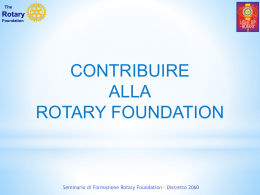 Isoli Contribuire alla Rotary Foundation