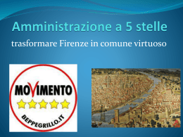 Amministrazione a 5 stelle rifiuti ultima v.
