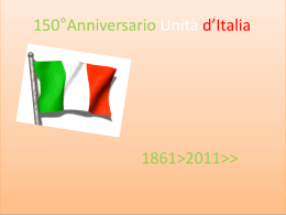 150 anni dell`unità d`Italia