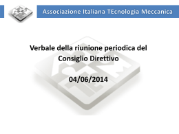 Link per la visione del Verbale CD Aitem 04062014