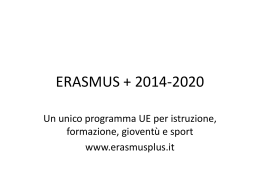 Presentazione Slide Erasmus+