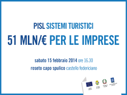 Clicca qui per scaricare le slides