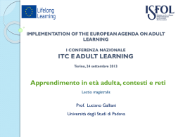 Lectio Magistralis Prof. Galliani (slides)