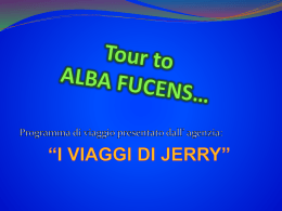 Itinerario Alba Fucens