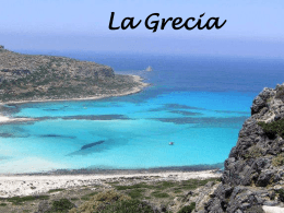 La Grecia. Presentazione di Carlotta Geremia - geostoria-IV-I