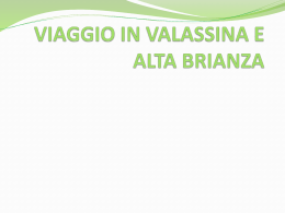 viaggio in valassina e alta brianza ppt