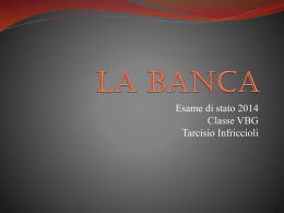 LA BANCA - Infonotizia.it