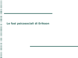 Erikson - Dipartimento di Scienze Politiche e Sociali