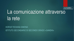 La comunicazione attraverso la rete