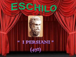 Eschilo - I Persiani - Letteratura Latina & Greca
