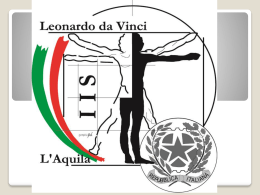 Classi 1e - IPSIASAR - IIS L. da Vinci O. Colecchi L`Aquila