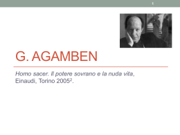 G. Agamben - WordPress.com