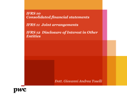 IFRS 10 - Economia