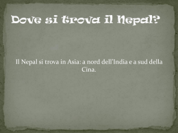Dove si trova il Nepal?