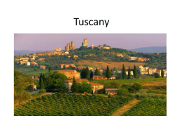 Tuscany - Introduction to Italian Wines