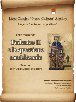 Federico II e la questione meridionale