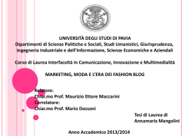 ANNAMARIA MANGOLINI - Cim - Università degli studi di Pavia
