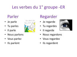 I verbi del 2°gruppo-Les verbes du 2° groupe