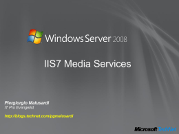 IIS7 Media services