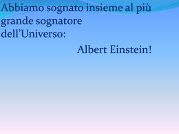 Albert Einstein - Benvenute a tutti ea tutte su Fuoriregistro, il sito