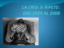 La crisi: 1929-2008