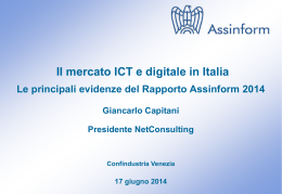 Diapositiva 0 - Confindustria Venezia