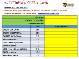 qui - Centro Aiuti Per l`Etiopia