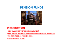Group Pension funds