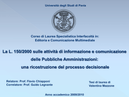 MAZZONE - Cim - Università degli studi di Pavia