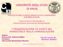 BUTTINI Martina - Cim - Università degli studi di Pavia