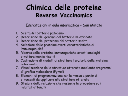 Chimica delle proteine Reverse Vaccinomics