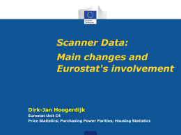 Scanner Data Workshop * Rome October 2015