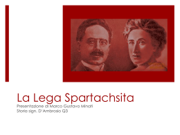La Lega Spartachsita