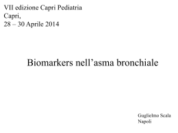 Biomarkers nell`asma bronchiale