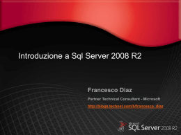 Goal di questa feature per SQL Server 2008 R2