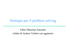 Strategie di problem solving