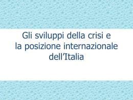 Crisi finanziaria in Italia