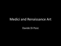 Medici and Renaissance Art