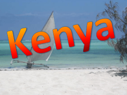 KENYA - Costruiamo conoscenza