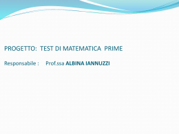 TEST D`INGRESSO MATEMATICA as 2013/14