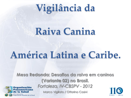 1568Raiva Canina América Latina - 2012