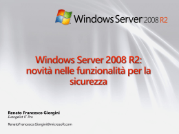 DirectAccess Windows Server 2008 R2 - Center