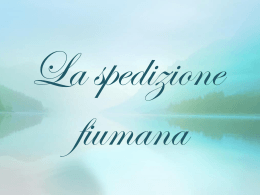 Spedizione Fiume-Gitto G. e Piccione
