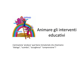 animare interventi interculturali