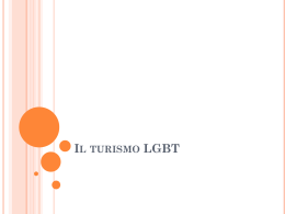 Il turismo LGBT - Dipartimento di Scienze Politiche e Sociali