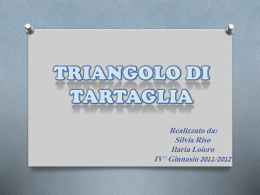 TRIANGOLO DI TARTAGLIA