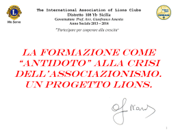 Riunioni efficaci - Tutto Lions Sicilia 2013/14