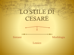 Presentazione Cesare 5 (stile)