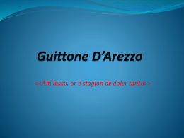 Guittone D*Arezzo